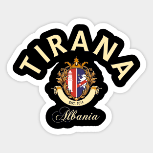 Tirana Albania Sticker